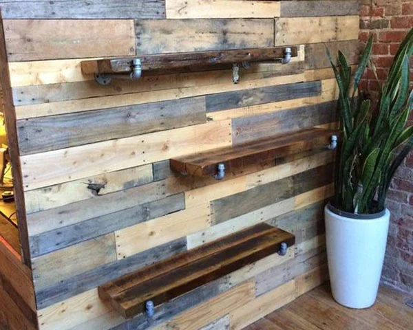 Wood paneling contractor work